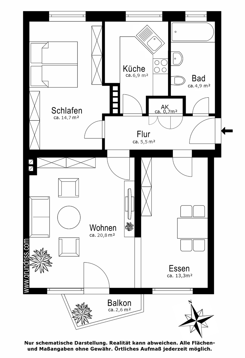 Grundriss Etagenwohnung Berlin