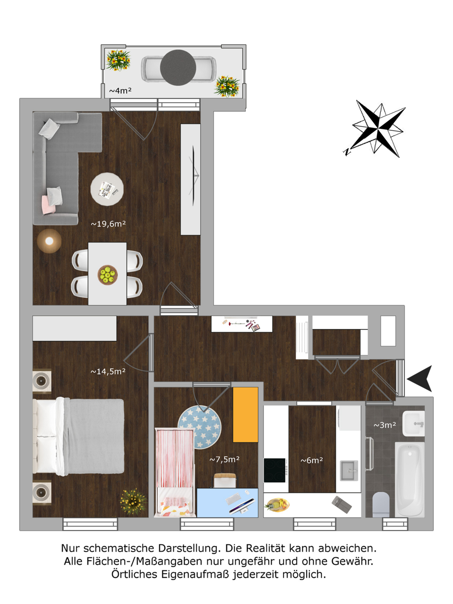 Grundriss Etagenwohnung Berlin