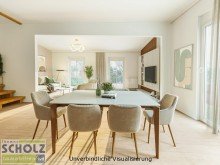 Visualisierung Wohn-/Esszimmer *Nur 2.500 EUR/qm* - Traum JETZT erf�llen - Tolle DHH in Gr�nheide - 6 Zi. - 160m� - frisch renoviert
