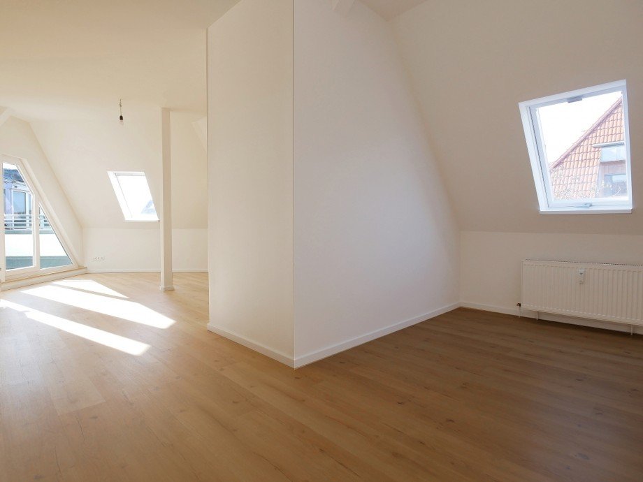 Wohnzimmer Dachgeschosswohnung Berlin