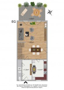 Erdgeschoss *Nur 2.500 EUR/qm* - Traum JETZT erf�llen - Tolle DHH in Gr�nheide - 6 Zi. - 160m� - frisch renoviert
