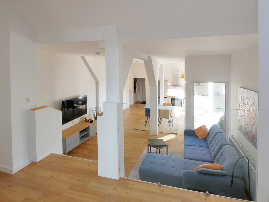 Blick von der Galerie Dachgeschosswohnung Berlin