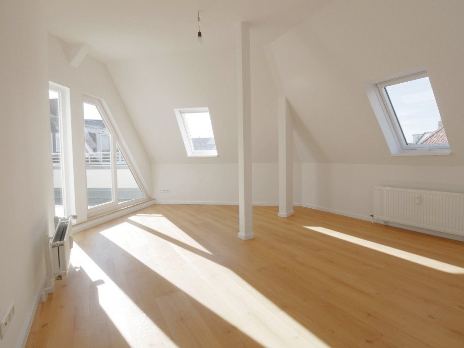 Wohnzimmer Dachgeschosswohnung Berlin