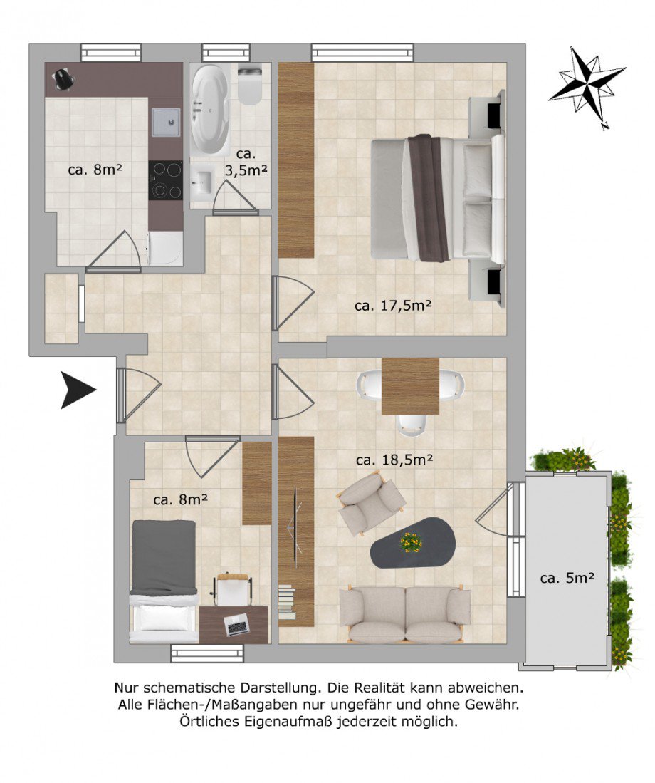 Grundriss Etagenwohnung Berlin