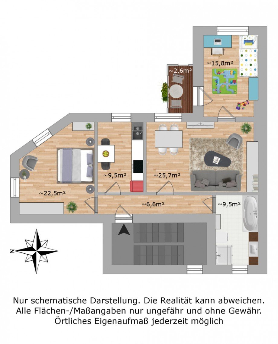 Grundriss Etagenwohnung Berlin