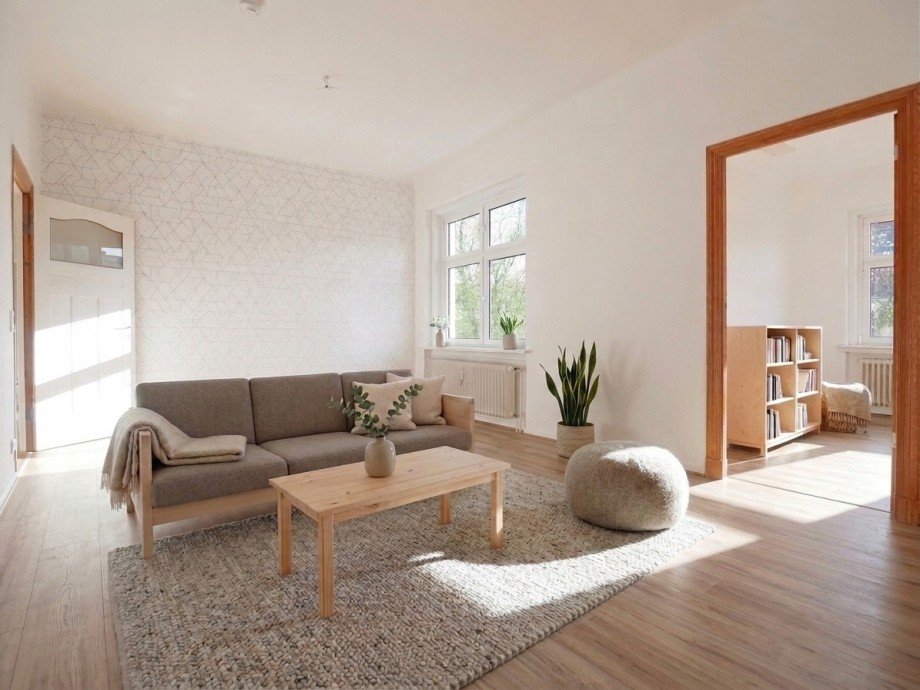 Wohnzimmer Etagenwohnung Berlin