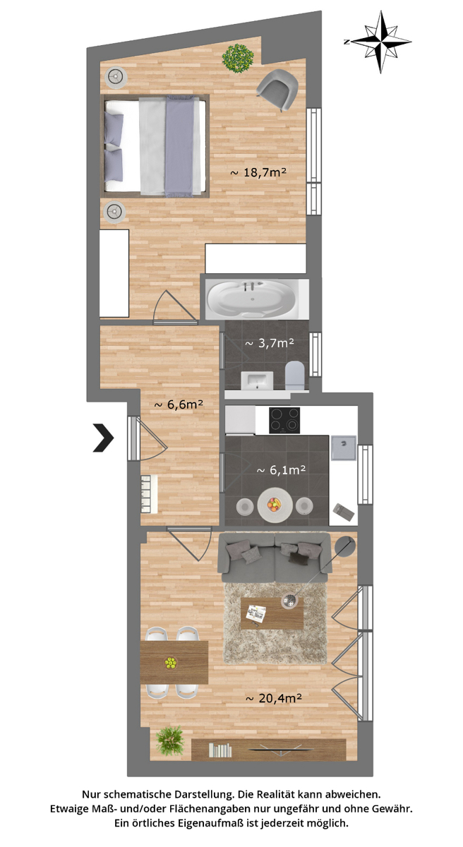 Grundriss Etagenwohnung Berlin