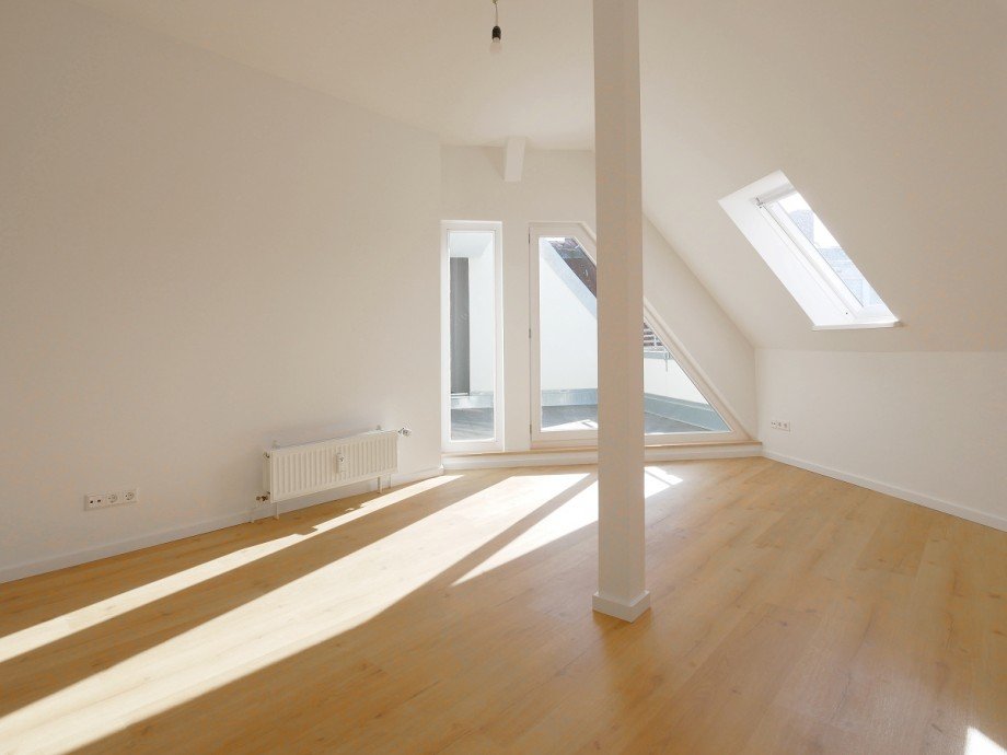 Wohnzimmer Dachgeschosswohnung Berlin