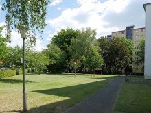 vor der Haust�r Sahnest�ck - 2 Zi. - modernisiert - Sonnenbalkon - AUFZUG - freier Gr�nblick