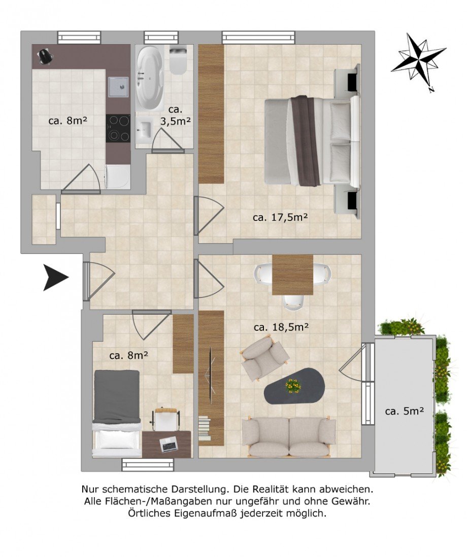 Grundriss Etagenwohnung Berlin