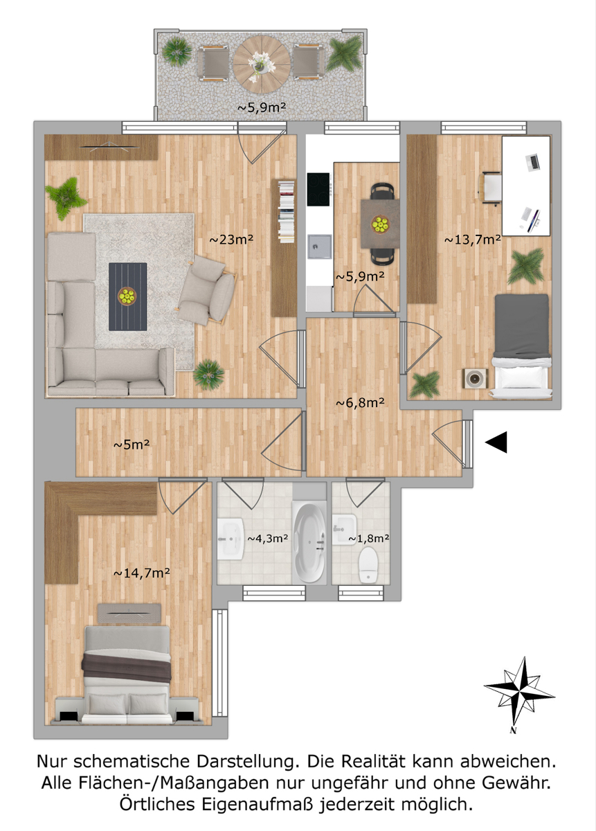 Grundriss Etagenwohnung Berlin