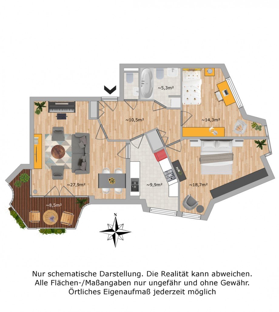 Grundriss Etagenwohnung Berlin