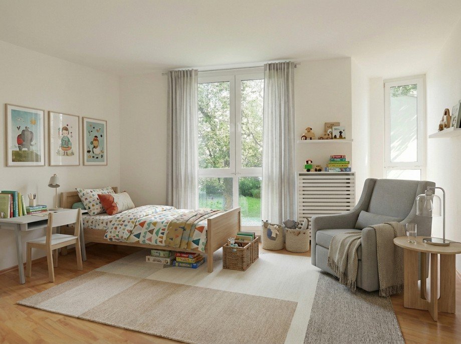 Kind/Arbeit KI Etagenwohnung Berlin